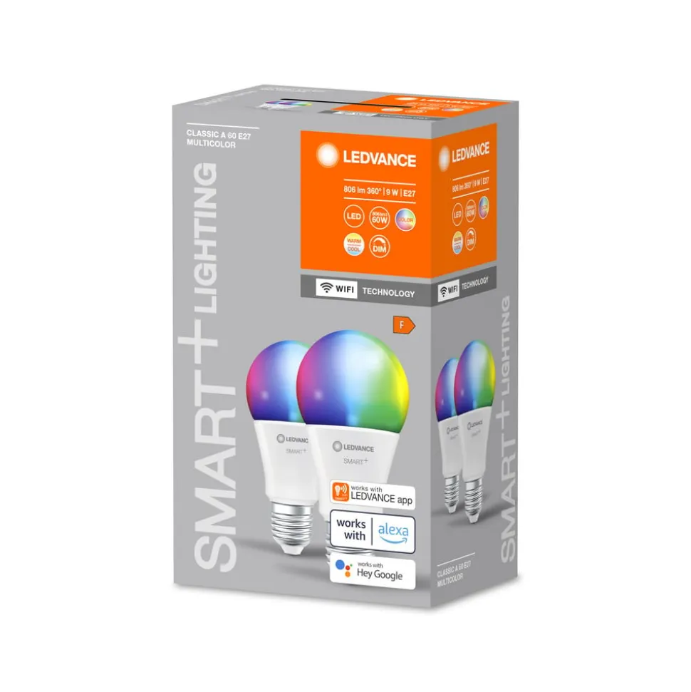 LEDVANCE SMART+ WiFi E27 9W Classic RGBW set van 2