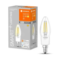 LEDVANCE SMART+ WiFi filament Candle 40 E14 4W 827