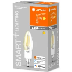 LEDVANCE SMART+ WiFi filament Candle 40 E14 4W 827