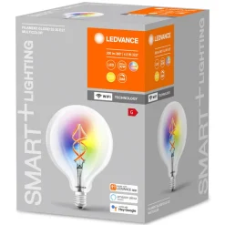 LEDVANCE SMART+ WiFi filament Globe RGBW E27 4,5W