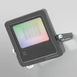 LEDVANCE SMART+ WiFi Floodlight, RGBW, grijs, 10W