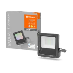 LEDVANCE SMART+ WiFi Floodlight, RGBW, grijs, 10W