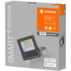 LEDVANCE SMART+ WiFi Floodlight, RGBW, grijs, 20W