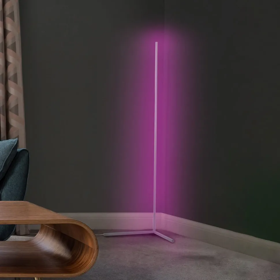 LEDVANCE SMART+ WiFi Floor Corner vloerlamp, wit, 140 cm