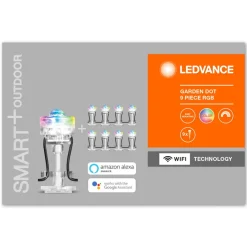 LEDVANCE SMART+ WiFi Garden Dot LED-spot 9-delige set