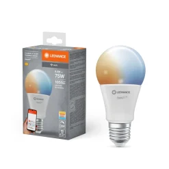 LEDVANCE SMART+ WiFi LED lamp Classic, E27 9,5 W CCT