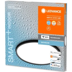 LEDVANCE SMART+ WiFi Orbis Disc, zwart, Ø 50 cm