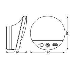 LEDVANCE SMART+ WiFi Outdoor Round Camera DG