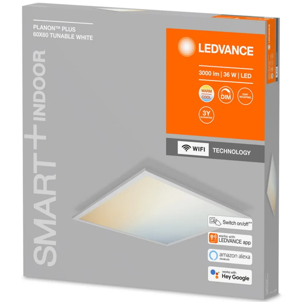 LEDVANCE SMART+ WiFi Planon Plus, CCT, 60 x 60 cm