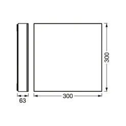 LEDVANCE SMART+ WiFi Planon FL Sparkle 30x30 cm