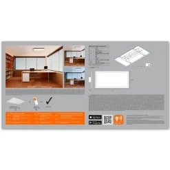 LEDVANCE SMART+ WiFi Planon Plus, CCT, 60 x 30 cm