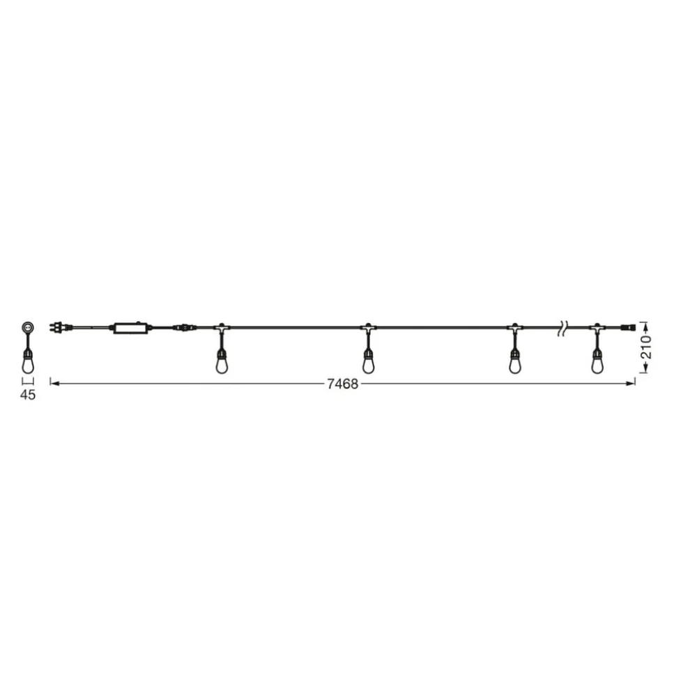 LEDVANCE SMART+ WiFi Stringlight lichtketting