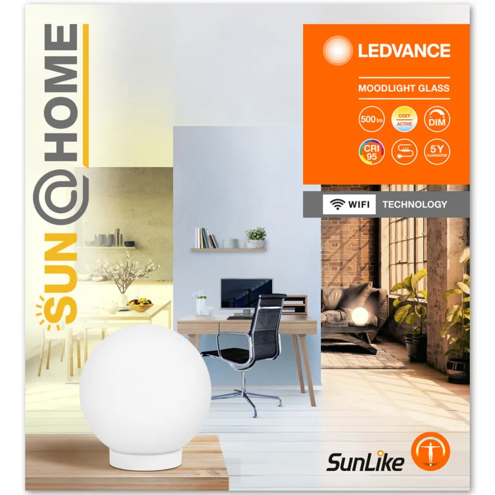 LEDVANCE SMART+ WiFi tafellamp Sun@Home Moodlight glas CCT