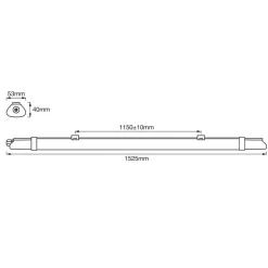 LEDVANCE SubMarine SLIM Value LED lamp 152,5 cm