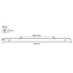 LEDVANCE SubMarine SLIM Value LED lamp 124,5 cm
