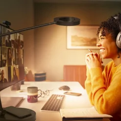 LEDVANCE SUN@Home Panan Desk Disc, tafel, zwart