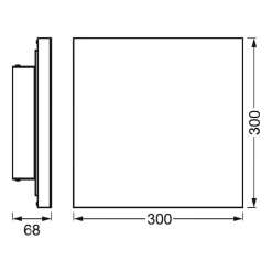 LEDVANCE SUN@Home Planon Frameless, 30 X 30 cm