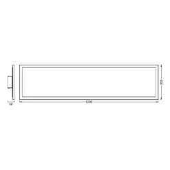 LEDVANCE SUN@Home Planon Plus, 120 x 30 cm