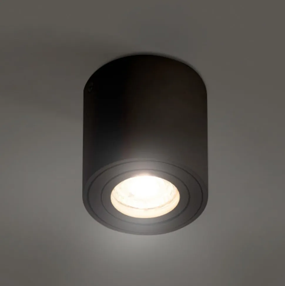 LEDVANCE Surface Round plafondspot GU10 zwart