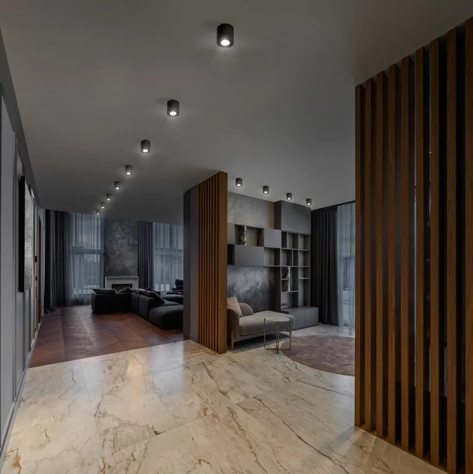 LEDVANCE Surface Round plafondspot GU10 zwart