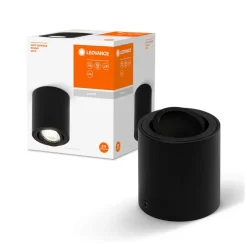 LEDVANCE Surface Round plafondspot GU10 zwart