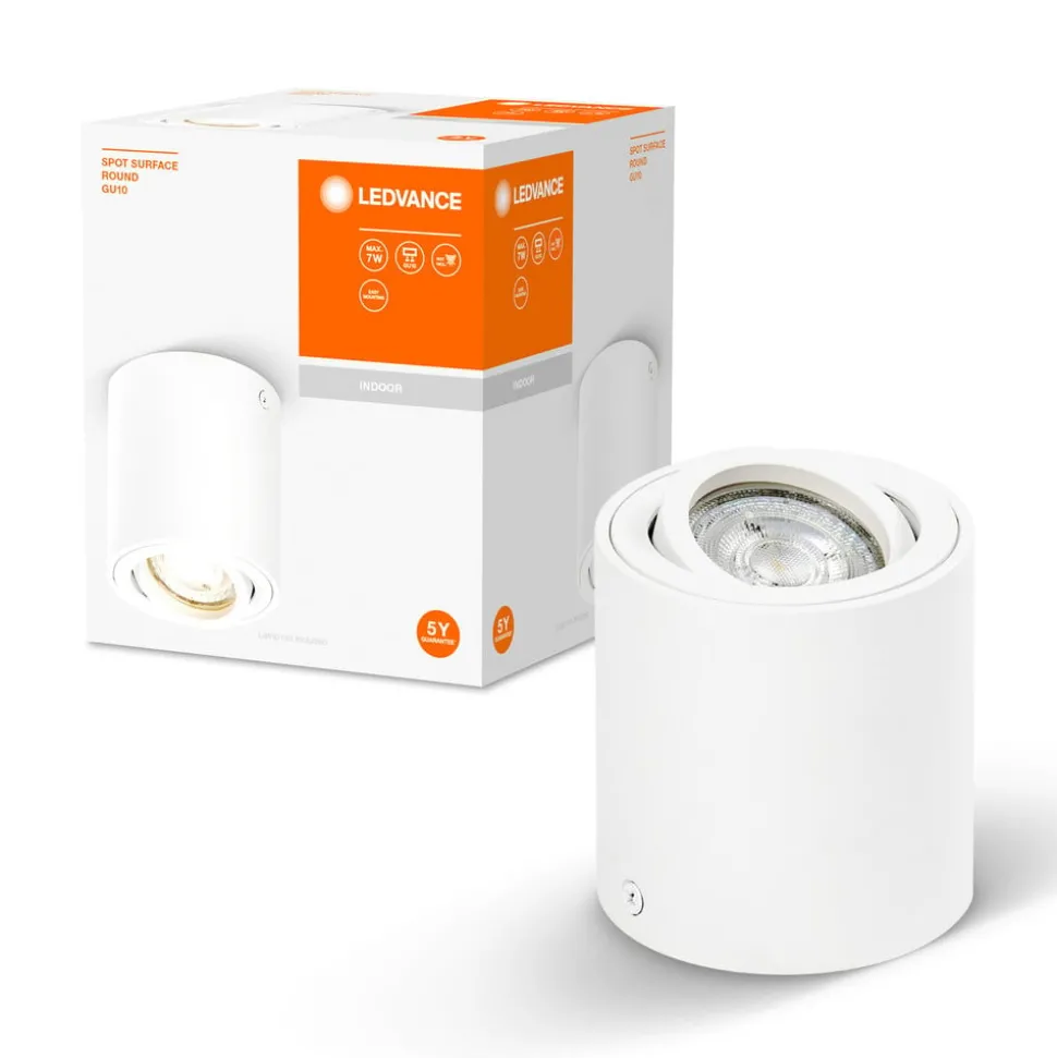 LEDVANCE Surface Round plafondspot GU10 wit