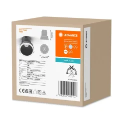 LEDVANCE Twist inbouwspot Ø7cm 840 wit/zwart