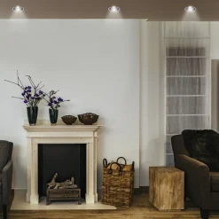 LEDVANCE Twist inbouwspot Ø9,3cm 830 wit/zwart