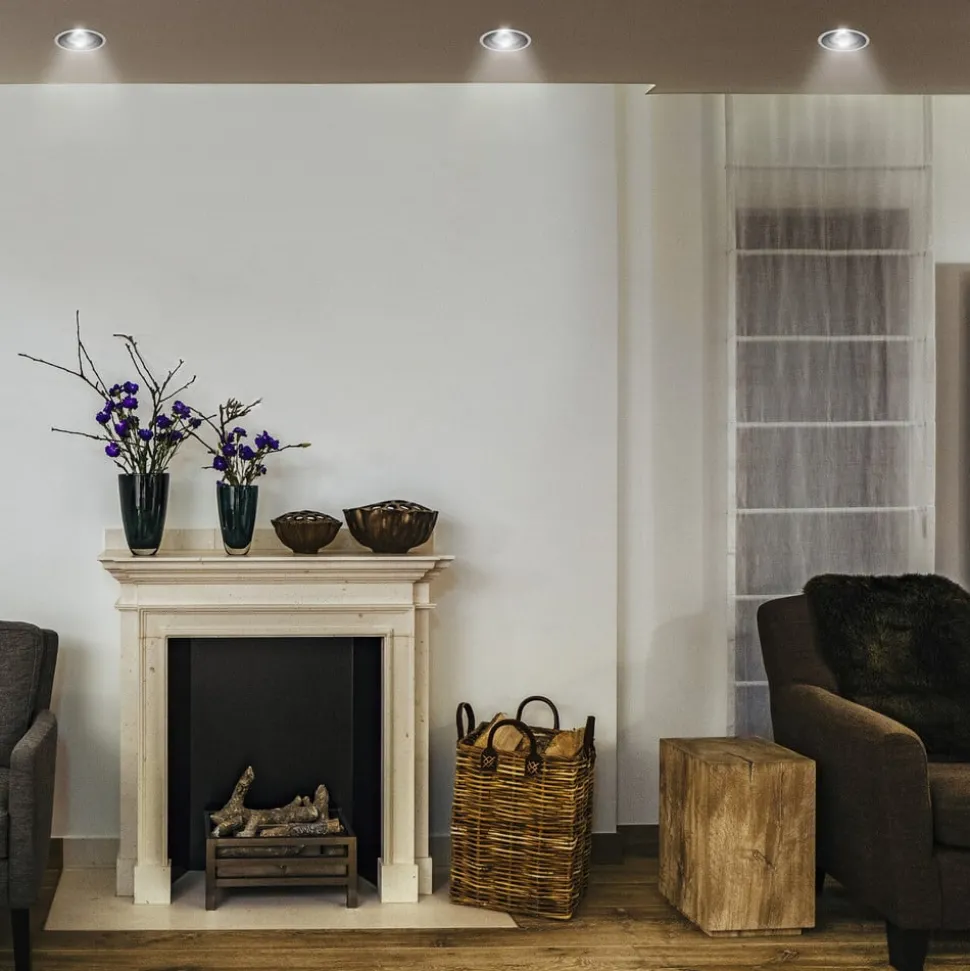 LEDVANCE Twist inbouwspot Ø9,3cm 830 wit/zwart