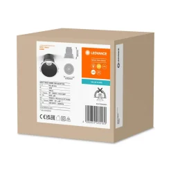 LEDVANCE Twist inbouwspot Ø9,3cm 830 wit/zwart