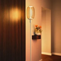 LEDVANCE vloerlamp Decor Stick E27, hoogte 146cm, beige