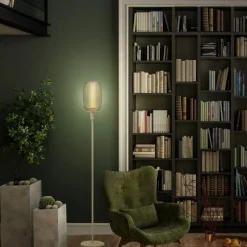 LEDVANCE vloerlamp Decor Stick E27, hoogte 146cm, beige