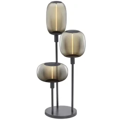 LEDVANCE vloerlamp Decor Stick 3-lamps. Hoogte 78cm, donkergrijs