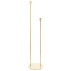 LEDVANCE vloerlamp Decor Stick 2-lamps, hoogte 146cm, beige