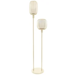 LEDVANCE vloerlamp Decor Stick 2-lamps, hoogte 146cm, beige