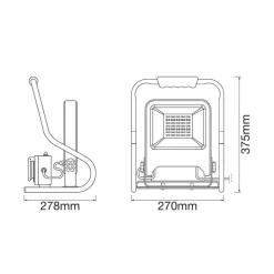 LEDVANCE Werklamp R-Stand LED schijnwerper 50 W