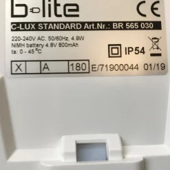 LED-veiligheidslamp C-Lux Standaard, centrale voeding