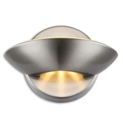 LED-wandlamp Cosimo, mat nikkel