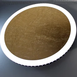 LED-wandlamp Moon Ø 30 cm, goud