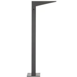 LED-wegepaal Soleil, antraciet, metaal, IP54, sensor