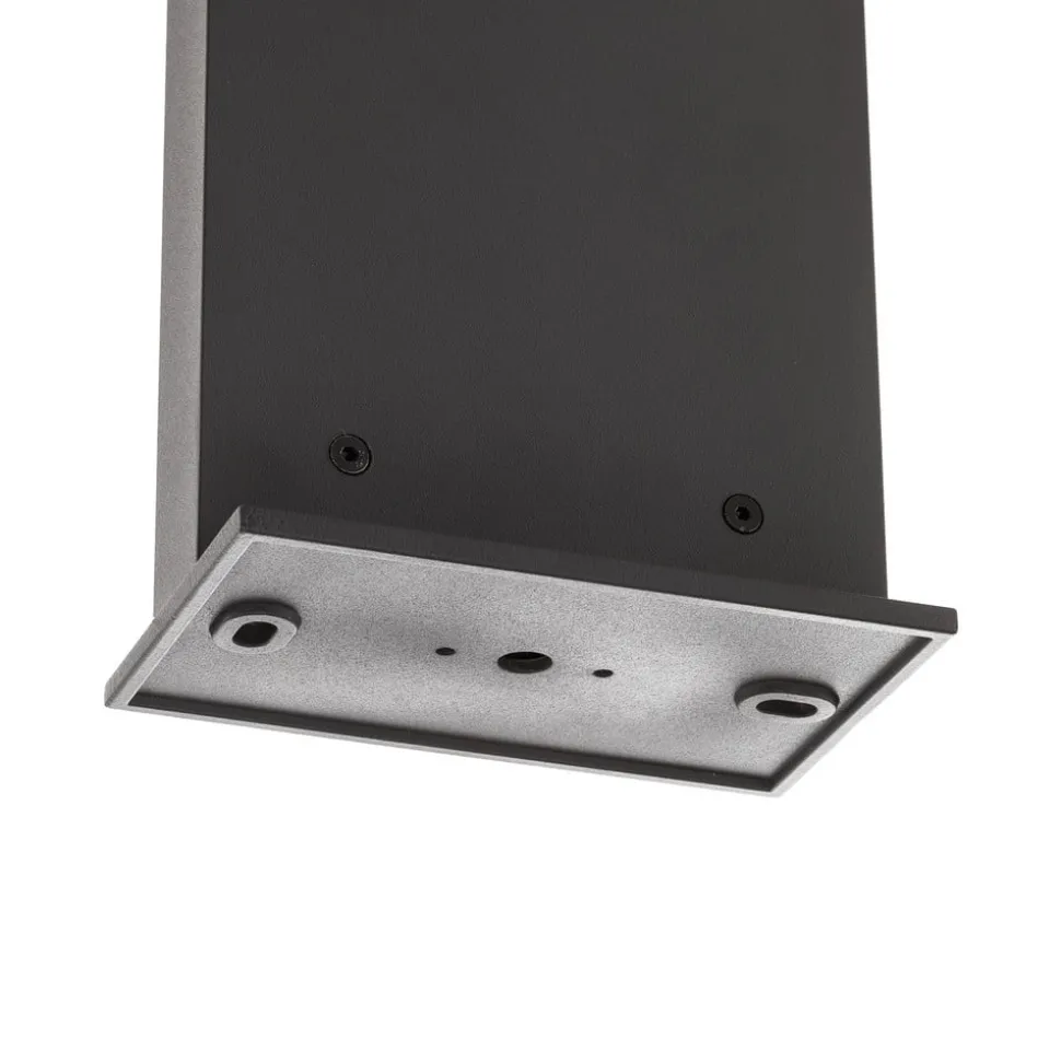 LED-wegepaal Soleil, antraciet, metaal, IP54, sensor