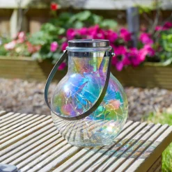 LED-zonnelantaarn Firefly Opal, set van 2, IP44