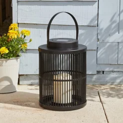 LED-zonnelantaarn Urban, zwart, hoogte 25 cm, IP44