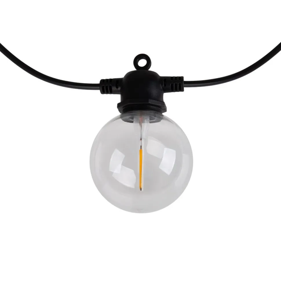 LED-zonnelichtketting CADENA, RGB, zwart, 10-lamps, 10 m