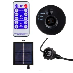 LED-zonnelichtketting CADENA, RGB, zwart, 10-lamps, 10 m