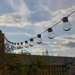 LED-zonnelichtketting GloBulb, 40 lampjes, IP44