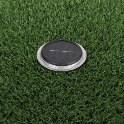 LED-zonne-vloerlamp KANE, zwart, set van 6, IP44