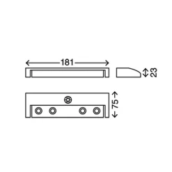 Lero - draaibaar LED meubellicht batterijbed.