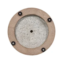 Les Jardins LED tafellamp op zonne-energie Rop&Strip, grijs/beige