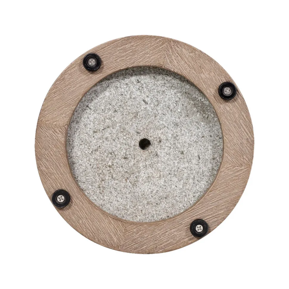 Les Jardins LED tafellamp op zonne-energie Rop&Strip, grijs/beige